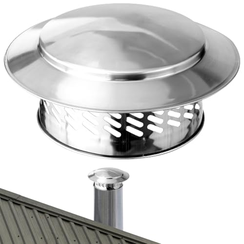 Terminal de chimenea universal de acero inoxidable para salida de humo 7