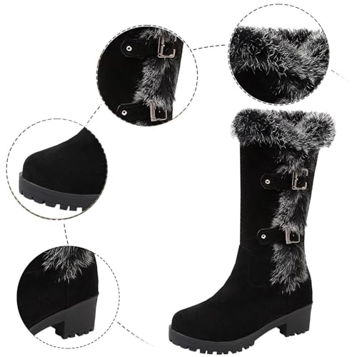 Bottes mi-mollets en fourrure pour vos sorties d'hiver - 3