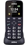 Jethro [SC118] Simple Unlocked Quad-band GSM Senior & Kids Cell Phone, FCC Certified, SOS Button, Easy to Use, Light Weight, Large Keyboard [New Firmware Edition]