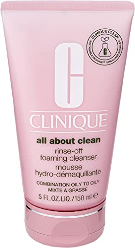 Rinse Off Foaming Cleanser Clinique 5 oz Cleanser for Unisex