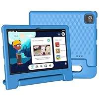 ITDULCET Kids Tablet 10 inch Android 14, 8GB RAM+64GB ROM 6000mAh Toddler Tablet for Children Teen, 2.4G & 5G WiFi, Dual Camera, 10.1'' IPS HD Screen Family Link Parent Control, 2-Year Warranty
