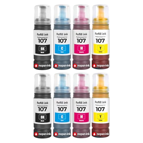 Cartouche Epson EcoTank ET-18100 107 haute capacité multipack de 8 flacons d'encre 70 ml