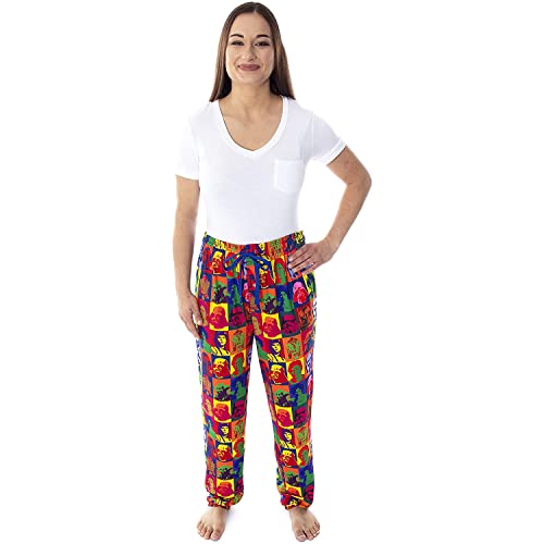 Star Wars Pajamas Men's Warhol Pop Art Characters Square Design Loungewear Sleep Pajama Pants4