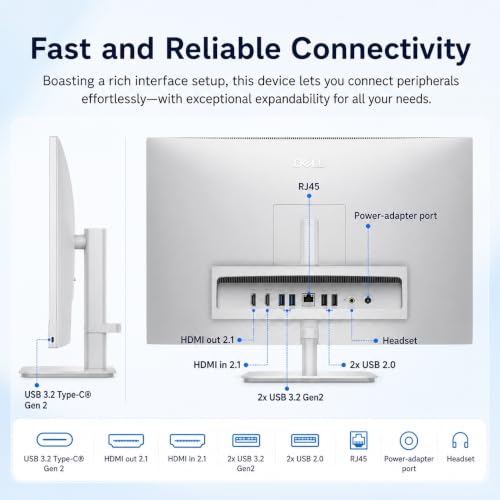 Image of Dell 24 All-in-One Desktop Computer Intel Ultra 7 355 64GB DDR5-5600MT /s