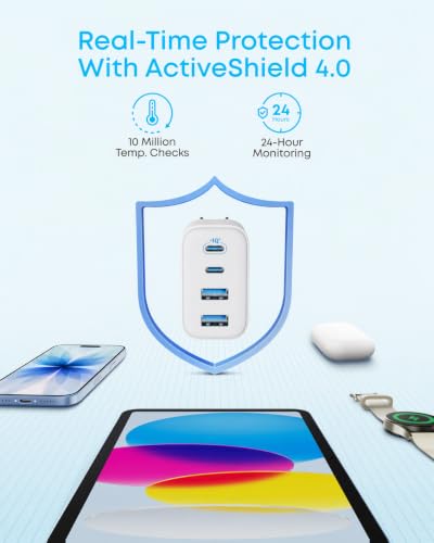 Image of Anker Zolo USB C Charger Block, 50W Max Output Type C Charger Fast Charging