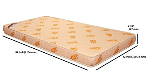 Image of Springwel Endura Plus 5-inch PU Foam Mattress, Twin Bed, Size(84x42x5)
