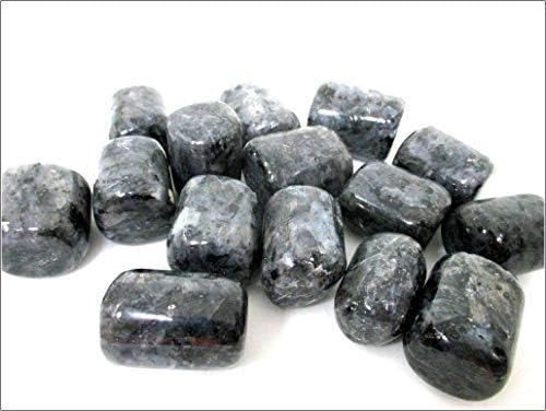 Miniatura 7 de Piedras preciosas naturales pulidas de larvikita energizada, 3.53 oz A++ aprox. de 0.75 a 1 pulgada (0.75 a 1 pulgada)
