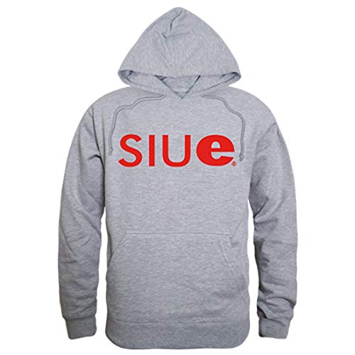 SIUE Southern Illinois University Edwardsville Game Day Hoodie Sweatshirt Heather Grey Large