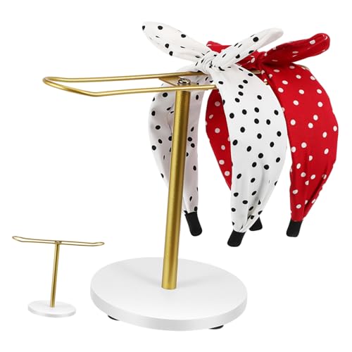 ULTECHNOVO Estante Para El Acabado De Diademas Soporte Para Diademas Estante Para Almacenar Diademas Soporte Para Moños Organizador De Accesorios Para El Cabello Almacenamiento De