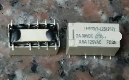Relé HFD3 2,4/3/12-L2S con 10 pines conmutador electrónico TX2-L2-2A