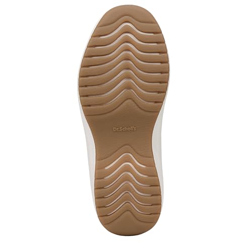 Dr. Scholl's Shoes Women's Feel at Ease Plantar Fasciitis Sneaker, Vapor Grey Fabric, 6.54