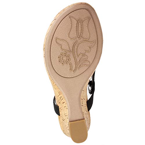 Image of WHITE MOUNTAIN Women's Aida Cork Wedge Sandal