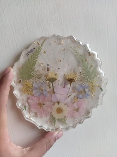 Image of DIY Art and Craft Gift Kit: Dried Press Flower Arrangement Hobby Craft Kit,, Multicolor