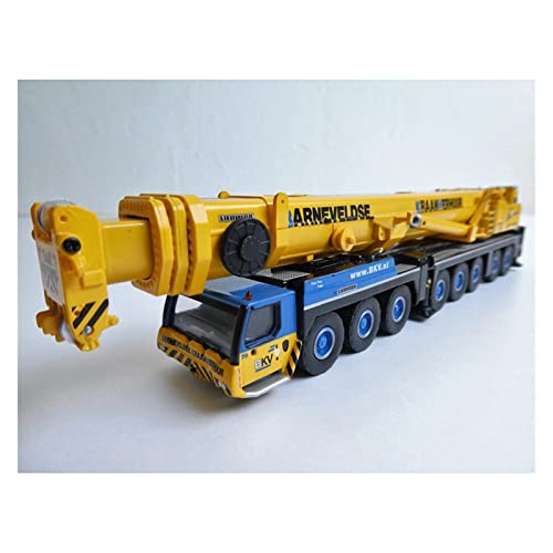 HUKLAB Conjunto De Modelos Escala 1/87 para Liebherr LTM 1500-8,1 Grúa Fundida A Presión De Aleación Modelo De Coche De Ingeniería Ornamento