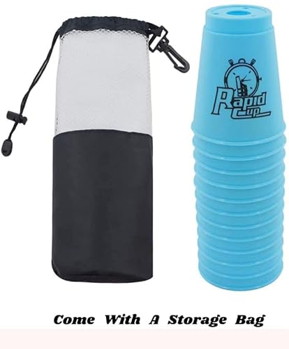 Stacking Cups,24 Pack Small Size Quick Stack Cups Speed Training Game For Challenge Competition Travel Party, Small Size For Kids/ Adults (Blue@Green) #TOP2