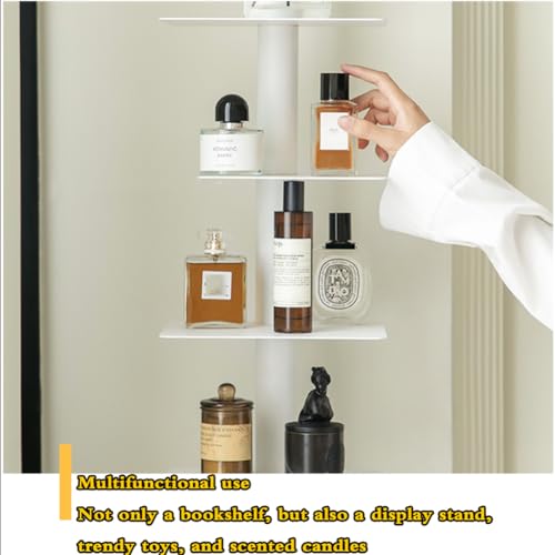 Estantería vertical ajustable para libros de 9 niveles con lomo metálico negro 4