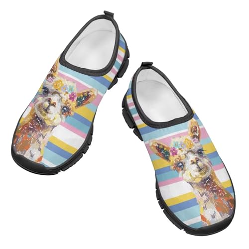 Athletic Running Tennis Shoes Boys Girls Comfort Cushioned Walking Hiking Sneakers Barefoot Slip Garden Shoe for Workout Size 11-15 Black Sole