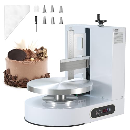 VEVOR Cake Decorating Machine, Cake Cream Spreading Coating Smearing Machine, Low Noise Cake...