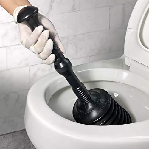 Image of DEKTON Master Plunger - Large | Master Plunger Use to Unblock Kitchen Sinks, Waste Disposal Units, Showers| Heavy-Duty Rubber Cup| Extra-Long Handle for Superior Leverage| Effortlessly Clears Clogs