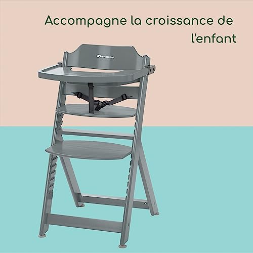BEBECONFORT Timba Chaise haute bébé Chaise bois De à 30kg Warm - vue 7