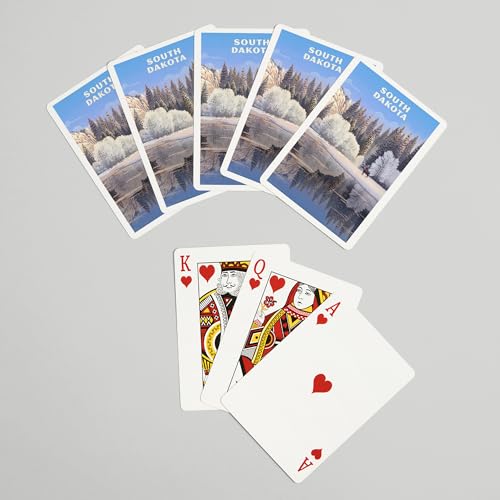 Lantern Press Naipes Poker Lithograph 52 Cartas miniatura 7