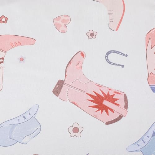 Toddler Girl Dress Farm Animal Cow Pig Print Ruffle Bottom Casual Dress Summer Clothes 1-8Y4