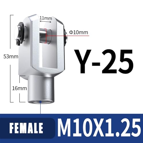 Conector tipo Y de cilindro neumático MAL para automatización estable 3