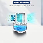MADETEC Dehumidifiers for Home, Small Dehumidifiers 350 sq ft for Bedroom Basement Bathroom, Ultra Quiet & Auto Shut off 1000ml Dehumidifier with Handle (White)