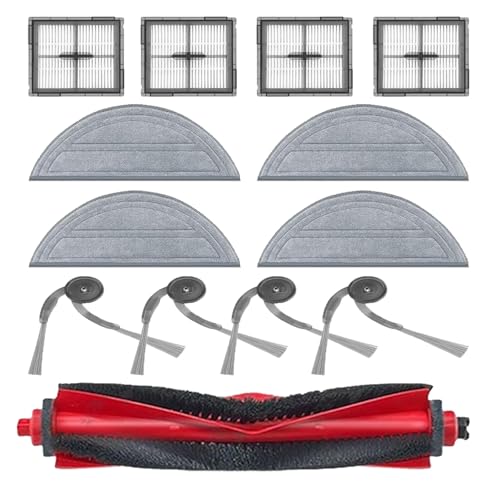 Roborock(ロボロック) Q10V / Q10V+消耗品セット互換品、メイン ブラシ 1 個、サイド ブラシ4個、フィルター 4個、モップパッド4個交換用お掃除ロボット部品