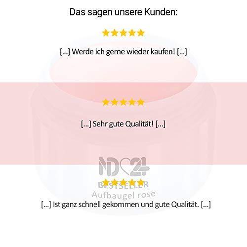 Aufbau-Gel Rosa Dickviskos - Uv Nagelgel - Made in Germany (30ml) – Bild 8