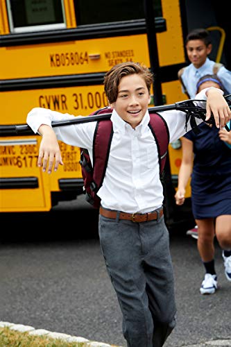 French Toast Boys' Adjustable Waist Flannel Straight Leg Dress Pant2