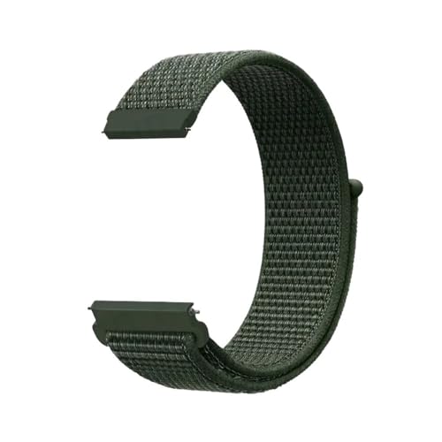 MEVMEVGNLN Fit For Samsung For Galaxy Watch 6/5/4/5pro/4/6 /active 2 �p�o���h�AFit For Huawei GT �p�i�C�������[�v�X�|�[�c�u���X���b�g(16 Cargo Khaki,20