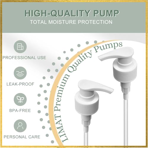 Image of LIMAT 200ml Cream & Lotion, Liqiud Handwash Dispenser Set Shop Dispenser for Bathroom Handwash Dispenser Plastic, Hair Oil Dispenser (Set of 3 Transparent Bottle with White Pump, Small 200ml