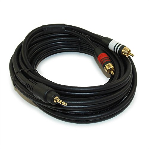 Cable de audio 3.5mm a 2 RCA 3 metros miniatura 1