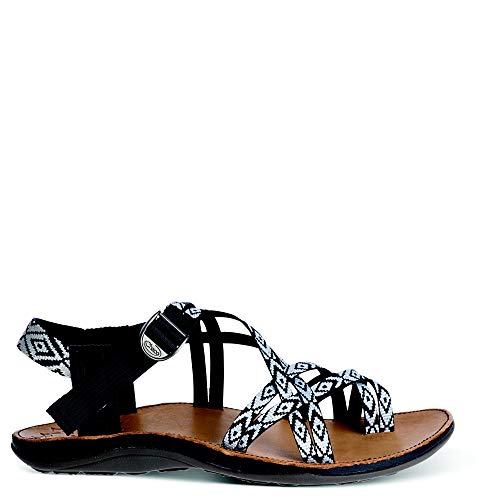 Chaco Women's Diana Sport Sandal, Beveled Black, 8 Medium US