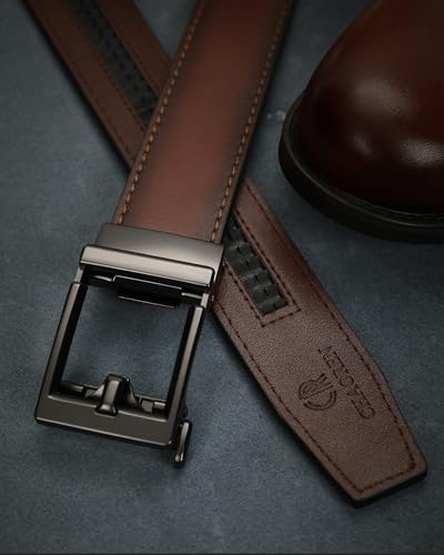 Image of CHAOREN Leather Ratchet Belt Men - Mens Belts Casual Accessories for Every Occasion (35mm)