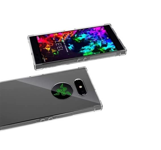 Image of Amazon Brand - Solimo Mobile Cover Soft & Flexible Shockproof Back Case with Cushioned Edges Transparent for Razer Phone 2