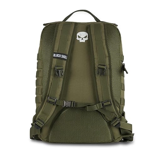 MOCHILA BLACK SKULL NOTEBOOK CASUAL ESPORTE ACADEMIA (Verde)
