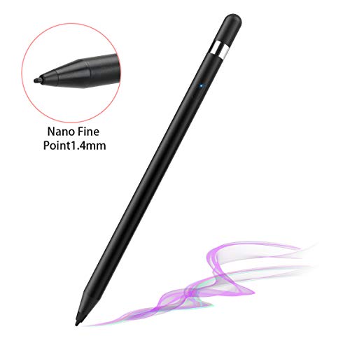 Stylus Pens for Touch Screens, KKUYI Stylus for iPad 1.3mm Fine Point Active