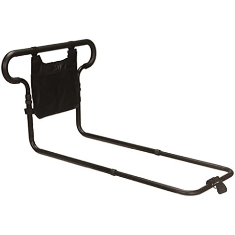 Elite Care Looped safety bed rail mobility aid adjustable with useful storage pocket ECBR02 Cover