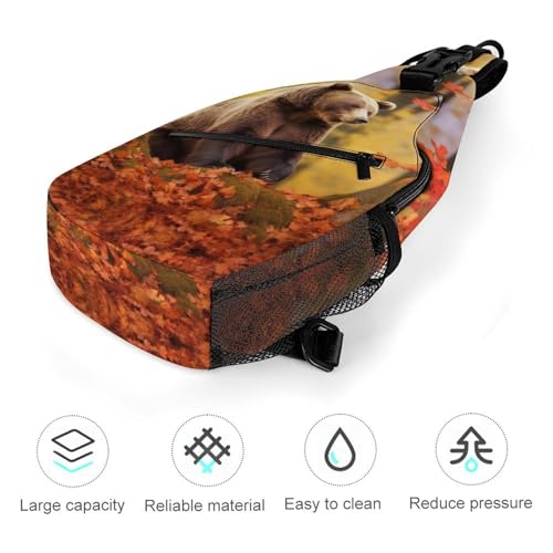 Mochila tipo bandolera Blanca para senderismo y uso casual miniatura 5