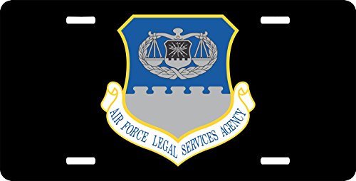 US Air Force Legal Services Agency License Plate