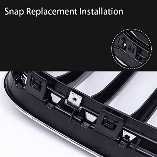 Ajustement parfait grille chromée BMW X3 F25 évite vibrations - 6