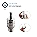 OneBom Quick Disconnect Set, Beer Brewing Connector Kit Stainless Steel, Easy Connect & Clean, No Leak for Ball Valve & Mash Tun (1/2'' MPT Male + Barb Female)