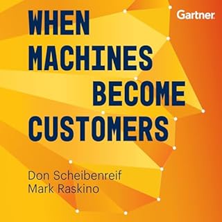 Diseño de la portada del título When Machines Become Customers