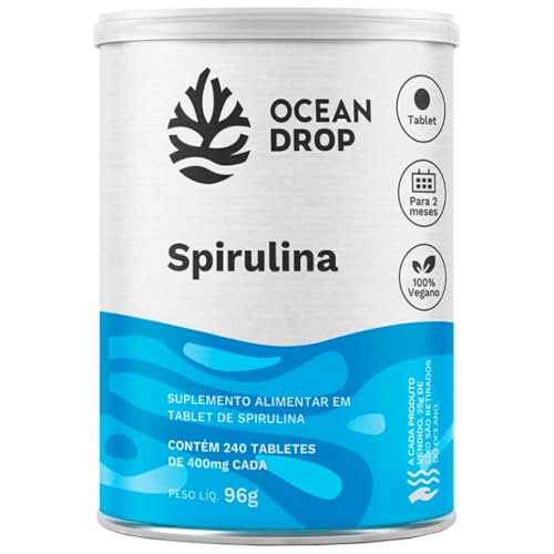 Spirulina Ocean Drop 240 cápsulas