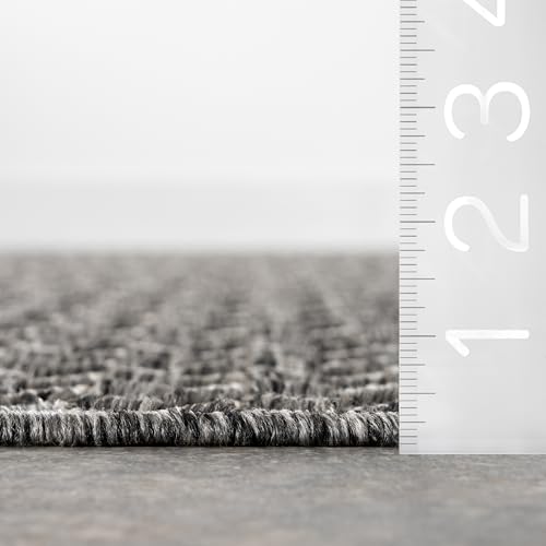 Tapete decorativo rectangular 8x10 pies gris claro miniatura 2