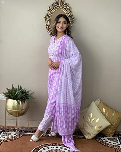 Image of ANNI DESIGNER Women Kurta with Pant & Dupatta