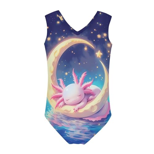 Image of Girls Swimsuits Size 3-14 Kids Summer Sleeveless One Piece Bathing Suit Beach V-Neck