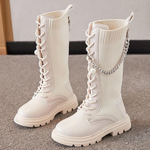 Bottes chaussettes enfants au design élégant à chaîne mode
